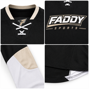 Maillot de hockey sur glace personnalisé par sublimation, respirant, uniforme d'entraînement d'équipe, haute qualité, à lacets, vêtements de sport pour hommes, vente en gros de chemises - Product Image 4