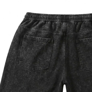 Pantalones Cortos de Verano para Hombre Más Vendidos, de Secado Rápido, con Lavado Ácido, 100% Algodón, Cordón Ajustable Personalizado, Dos Bolsillos Laterales Profundos, Básicos al por Mayor - Product Image 3