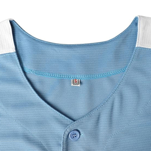 Motion baseball jersey <b>athletic</b> fit and Solid fabric breathable design for gym workouts sports training and daily casual use - Product Image 2