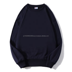 Sudaderas de Algodón con Cuello Redondo, Personalizadas, Casuales, Extra Grandes, de Manga Larga, Lisas, con Hombros Caídos - Product Image 5