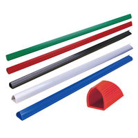 Foska Promotion : Classeur à glissière A4 à dos plat en plastique, classeur à glissière uni pour le bureau, classeur à glissière en PVC/PP pour l'école