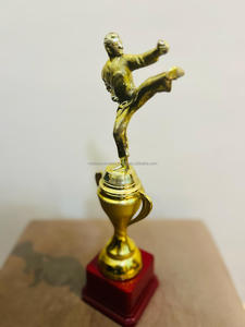 Trofeo de Karate Personalizable, Chapado en Oro, Duradero, de Alta Calidad, Medalla de Competición Escolar, Placa para Reconocer a los Ganadores, Metal - Product Image 6