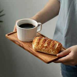 Bandeja DE SERVICIO DE MADERA Simple de estilo moderno para hogar y restaurante Juego de bandejas de servicio de hotel Suministros de hotel de Falak World Export - Product Image 1