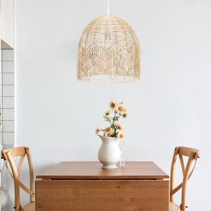 Top Trending Bamboo Rattan <b>Ceiling</b> Lamp Natural <b>Wicker</b> Hanging <b>Light</b> for Modern Interior Decoration - Product Image 6