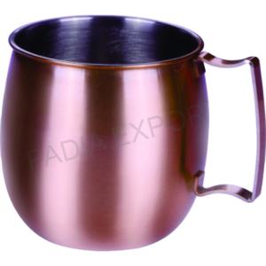 Premium Copper Mule Mug <b>Stainless</b> <b>Steel</b> <b>Tumbler</b> for Moscow Mule & Chilled Beverages - Product Image 1