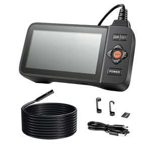 Endoscopio Industrial con Pantalla IPS HD de 4.5 Pulgadas, Triple Lente, 8+2 Luces, Zoom 8X, Cámara Boroscópica Impermeable IP67 para Inspección - Product Image 1