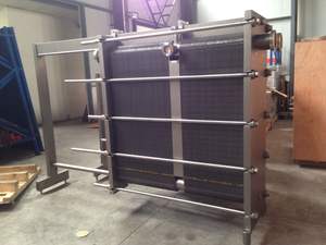 Intercambiador de calor de placas de gran capacidad de acero inoxidable 304/316L para línea de procesamiento eficiente de leche - Product Image 5