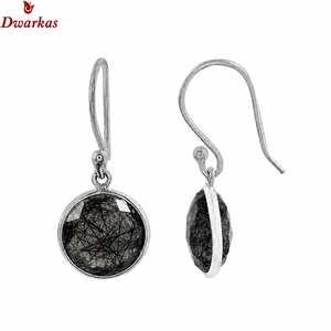 Elegant <b>handmade</b> <b>earrings</b> 925 sterling silver smoky quartz gemstone dangler drop bezel <b>earrings</b> for wedding party - Product Image 5
