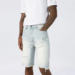 Prix de gros bas, meilleurs shorts en jean pour hommes, designs élégants et nouveaux, plusieurs couleurs et tailles plus grandes, shorts en jean - Product Image 6