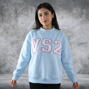 เสื้อสเวตเชิ้ตคอเต่าทรงโอเวอร์ไซส์สำหรับผู้หญิง รุ่น VS2 ผลิตจากผ้าฝ้ายฟลีซ รับผลิตตามแบบสั่งทำ แบรนด์ส่วนตัว โรงงาน OEM - Product Image 6