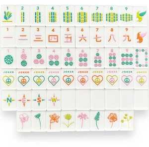 Nouveauté : Ensemble de Mahjong Sirène Personnalisé, Tuiles de Mahjong Océaniques en Résine Façonnées à la Main avec Design Personnalisé, Jeu de Mahjong Original - Product Image 3
