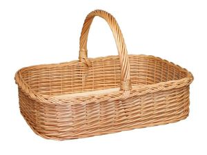 Cesta de Frutas Multiusos Ecológica de Ratán, Cesta de Almacenamiento Rústica Tejida Natural en Forma de Cuna - Product Image 4