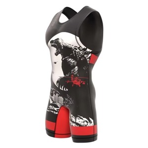 Shorts de lutte personnalisés pour hommes, sublimation en gros, respirants, séchage rapide, haute élasticité, polyester durable - Product Image 3