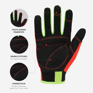 Gants de mécanicien en nitrile de qualité supérieure avec manchette de sécurité, antidérapants, résistants à l'huile et à l'eau, pour usage général - Product Image 1