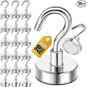 Ganchos Magnéticos de Alta Resistencia (30lbs+), Imanes Fuertes para Barcos y Cruceros, Organizador para Refrigerador 2026 con Función para Colgar - Product Image 3
