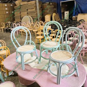 Petites racines chaises en rotin faites à la main écologiques pour enfants modernes pour salon extérieur cuisine durable confortable sièges de charme - Product Image 3