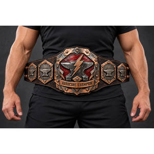 Cinturón de Campeonato Personalizado Forge Dominion Hardcore para Lucha Libre, Boxeo, MMA, con Placas Metálicas, Cuero PU, Logotipo Personalizado, Fabricación OEM - Product Image 1