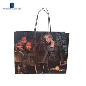 Sacs en papier personnalisés avec logo, écologiques, style classique, emballage de vente au détail OEM, sacs de shopping durables pour les entreprises - Product Image 6
