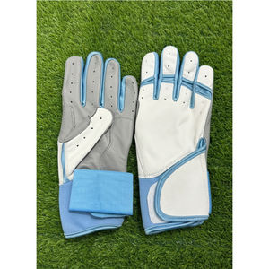 Gants de frappe de baseball en cuir respirant pour adultes, paume antidérapante, 100 % haute qualité, écologiques, personnalisables, légers - Product Image 1