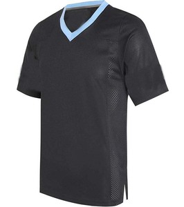Modern V-Neck <b>Mesh</b> Jersey-Stylish Printed Team Practice Top-Breathable Quick Dry Performance Sportswear Unisex <b>Short</b> Front - Product Image 6