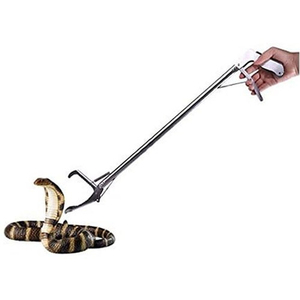 2026 Snake Tongs Professional Snake Catcher Rattlesnake Wide Jaw Handling <b>Tool</b> Trash <b>Pick</b> <b>up</b> With Comfortable Grip Handle 0.7m - Product Image 1