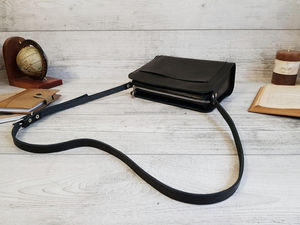 Bolso bandolera Estilo Vintage, bandolera de cuero de diseño minimalista, unisex, impermeable, informal, pequeño, a la moda, para mujer - Product Image 3