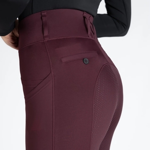 High Quality 4-way Stretch Horse Riding Breeches <b>Leggings</b> Tights <b>Equestrian</b> Wear Pants on Technical Fabric with Soft Feel - Product Image 6