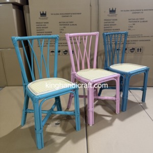 Chaise pour enfants en rotin artisanale pour la location d'événements, mariage, fête, anniversaire, cérémonie, décoration, vente en gros - Product Image 5
