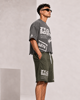 Conjunto de Pantalones Cortos Casuales de Verano para Hombre, Color Liso, 100% Algodón Jersey, Secado Rápido, Tejido de Punto, con Bolsillos, Logotipo Personalizado, Conjunto Doble