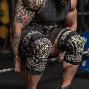 OEM Sublimation <b>Knee</b> Support Weightlifting Printed <b>Knee</b> Support Workout Trainer Printed Elbow Sleeve - Product Image 3