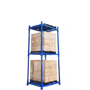 Système d'étagères de stockage industriel robuste à 5 niveaux avec protection contre la corrosion, entièrement réglable, sans boulons, pour entrepôt, empilable - Product Image 4