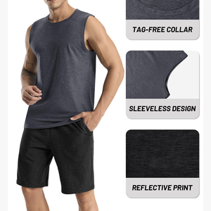 100% Cotton Bodybuilding Brand Jogger Gym Singlet Training Bodybuilding Tank Top <b>Vest</b> Shirt Sleeveless Fitness Shirt For <b>Men</b> - Product Image 3