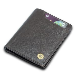 WRIZA Men’s Genuine Leather <b>Wallet</b> Brown | <b>RFID</b> <b>Blocking</b> Slim Bifold | Travel & Formal Durable <b>Wallet</b> - Product Image 1