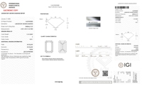 2026 Excelente Nuevo Diamante Sintético VVS1 Creado en Laboratorio, Corte Esmeralda, Blanco E, 1.10 Quilates, Diamantes HPHT Cultivados en Laboratorio, Gemas PDM a Granel