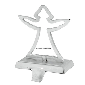 Tree Shape Design Christmas Decoration Shiny Silver Polished <b>Stocking</b> <b>Holder</b> Aluminum Metal Blank Sublimation - Product Image 4