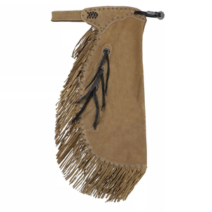 Fashionable <b>Men</b> or Genuine <b>Leather</b> Western <b>Chaps</b> Custom Logo Embroidery Shiny <b>Leather</b> Riding High Quality <b>Chaps</b> - Product Image 5