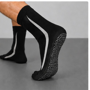 High Quality Black Grappling <b>Socks</b> Anti Slip MMA BJJ Wrestling Training Grip Performance Sports Footwear Breathable - Product Image 2