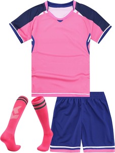 Ensemble d'uniformes de football BNSB en gros pour enfants et adultes – Maillot, short, chaussettes – Séchage rapide – Kit d'entraînement pour équipes – Garçons, filles, hommes, femmes - Product Image 2