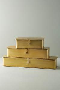 Baúl de Almacenamiento de Hierro Moderno Hecho a Mano con Tapa, Gran Capacidad para Guardar Ropa en el Dormitorio y Decoración de Mesa de Centro - Product Image 4