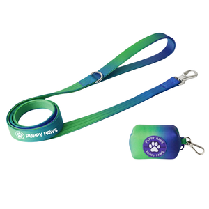 Conjunto de Correa Multiusos para Perro y Dispensador de Bolsas para Excrementos, Modelo Lime Wave, Correa Ajustable para Paseo, Nylon Resistente, Agarre Cómodo, para Exteriores - Product Image 3