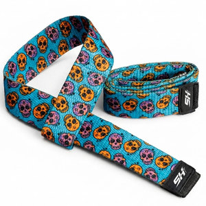 Heavy Duty Gym Lifting Straps Lightweight Smooth Texture Wrist Protection Deadlifts Weightlifting Functional <b>Training</b> Use Straps - Product Image 3