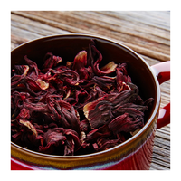 Calices d'hibiscus séchés du Vietnam, qualité supérieure, fleurs entières rouge profond pour tisanes, infusions froides et cuisine