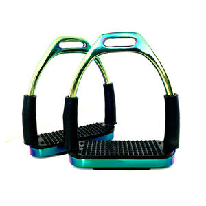 อุปกรณ์ขี่ม้า ที่วางเท้าสแตนเลสแบบปรับได้ กระเป๋าใส่อุปกรณ์ขี่ม้าแบบพกพา - Product Image 2