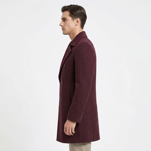 <b>Long</b> Windproof Woolen Eco-Friendly Fashion Streetwear Overcoat Eco-Friendly Fashion Streetwear Casual Warm Plus Size <b>Coat</b> - Product Image 4