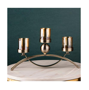 Portavelas hecho a mano de excelente calidad Portavelas de diseñador más vendido Portavelas de metal decorativo para eventos de buena calidad - Product Image 6