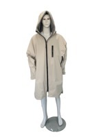 Fleece Lined <b>Changing</b> <b>Robe</b> <b>Waterproof</b> Swim Parka Coat Adult Windproof <b>Changing</b> <b>Robe</b> for Swimming Surfing and Water Sports - Product Image 2