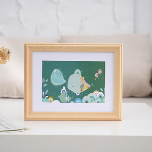 European Style Solid Wood Photo <b>Frame</b> Factory Wholesale, Custom Size Logo Wooden Picture <b>Frame</b> for <b>Wall</b> Table Home Hotel Decor - Product Image 1