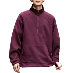 เสื้อฮู้ดดี้ผ้าฝ้ายฟลีซคุณภาพพรีเมียมสำหรับผู้ชาย ออกแบบลายพิมพ์โลโก้ตามสั่ง เสื้อสเวตเชิ้ตแบบสวมหัวสำหรับผู้ชาย - Product Image 1