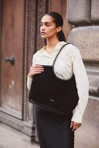 Bolso Hobo de Cuero Genuino Suave al Tacto con Gran Capacidad, Forro de Lino Resistente y Diseño Portátil para Uso Casual - Product Image 2