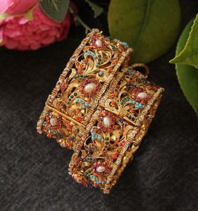 Women's Artificial <b>Bangles</b> Luxury Crystal Bracelet Collection Fashion Jewelry <b>Sets</b> Wedding Engagement Gift Design - Product Image 6